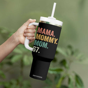 Mama Mommy Mom 67 Tumbler With Handle Funny Six Seven Mother's Day TS11 Print Your Wear