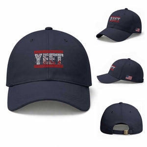 Yeet Funny Wrestling Slang Quote Tribal Art Blood Splatter Baseball Cap TS11 Baseball Cap Universal Fit Navy Print Your Wear