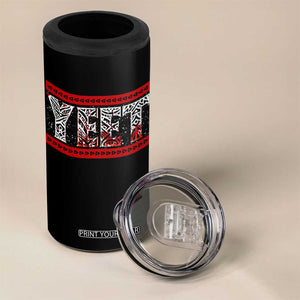 Yeet Funny Wrestling Slang Quote Tribal Art Blood Splatter 4 in 1 Can Cooler Tumbler TS11 Print Your Wear