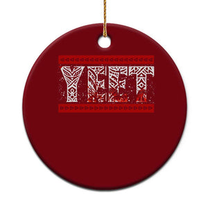 Yeet Funny Wrestling Slang Quote Tribal Art Blood Splatter Ceramic Ornament TS11 1pc Red Print Your Wear
