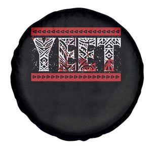 Yeet Funny Wrestling Slang Quote Tribal Art Blood Splatter Spare Tire Cover TS11 Print Your Wear