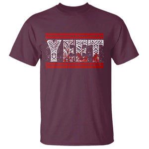 Yeet Funny Wrestling Slang Quote Tribal Art Blood Splatter T Shirt TS11 Maroon Print Your Wear