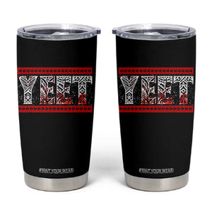 Yeet Funny Wrestling Slang Quote Tribal Art Blood Splatter Tumbler Cup TS11 Black Print Your Wear