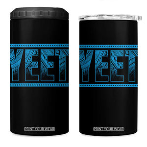Yeet Funny Wrestling Slang Quote Tribal Art 4 in 1 Can Cooler Tumbler TS11 One Size: 16 oz Black Print Your Wear