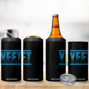 Yeet Funny Wrestling Slang Quote Tribal Art 4 in 1 Can Cooler Tumbler TS11 Print Your Wear