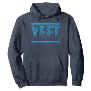 Yeet Funny Wrestling Slang Quote Tribal Art Hoodie TS11 Navy Print Your Wear