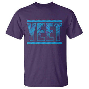 Yeet Funny Wrestling Slang Quote Tribal Art T Shirt TS11 Purple Print Your Wear