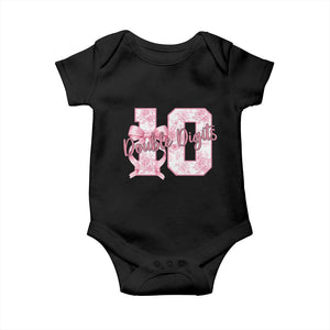 10th Birthday Baby Onesie Double Digits Pink Coquette Bow 10 Year Old Aesthetic TS11 Black Print Your Wear