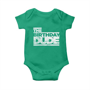 The Birthday Dude Baby Onesie Funny Birthday Guy Gift TS11 Irish Green Print Your Wear