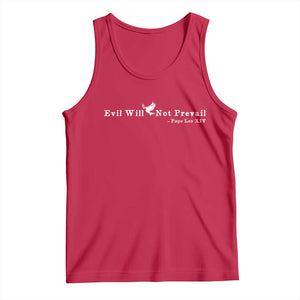 Evil Will Not Prevail Pope Leo XIV Tank Top TS11 Red Print Your Wear