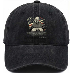 Pope Leo XIV Washed Cotton Baseball Cap You Cannot Follow Both Christ And The Cruelty Of Kings TS11 Print Your Wear