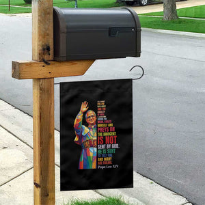 Pope Leo XIV No Kings Garden Flag You Cannot Follow Both Christ And The Cruelty Of Kings TS11 Print Your Wear