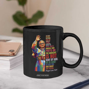 Pope Leo XIV No Kings Coffee Mug You Cannot Follow Both Christ And The Cruelty Of Kings TS11 Print Your Wear