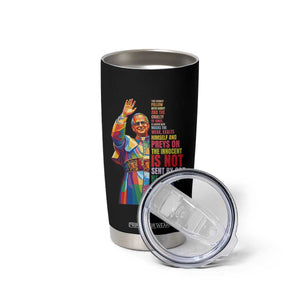 Pope Leo XIV No Kings Tumbler Cup You Cannot Follow Both Christ And The Cruelty Of Kings TS11 Print Your Wear