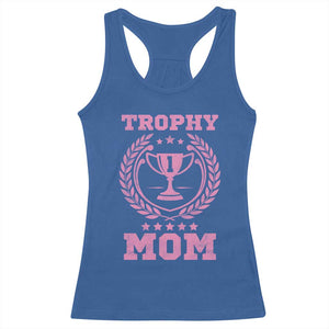 Trophy Mom Racerback Tank Top Number One Mama Funny Mother's Day TS11 Royal Blue Print Your Wear