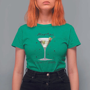 Dirty Martini T Shirt For Women I Like It Dirty Funny Cocktail Glass TS11 Irish Green Print Your Wear