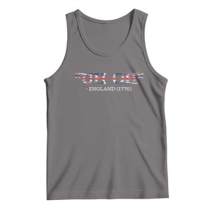 Funny Uh Oh England 1776 Tank Top 4th Of July USA Grunge Union Jack Flag TS11 Deep Heather Print Your Wear