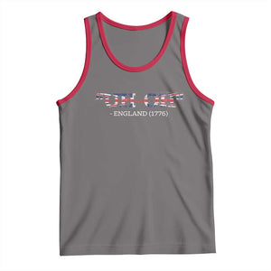 Funny Uh Oh England 1776 Tank Top 4th Of July USA Grunge Union Jack Flag TS11 Deep Heather Red Print Your Wear