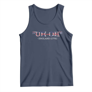 Funny Uh Oh England 1776 Tank Top 4th Of July USA Grunge Union Jack Flag TS11 Navy Print Your Wear