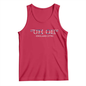 Funny Uh Oh England 1776 Tank Top 4th Of July USA Grunge Union Jack Flag TS11 Red Print Your Wear