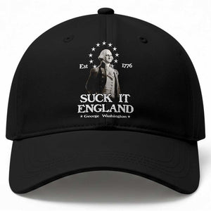 Funny Suck It England Baseball Cap 4th of July 1776 George Washington TS11 Print Your Wear