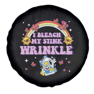 Funny I Bleach My Stink Wrinkle Spare Tire Cover Gag Adult Humor Rainbow Bleach Bottle TS11 Print Your Wear