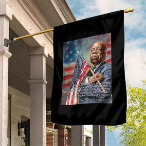 John Lewis Garden Flag My Philosophy Is Very Simple Get In Good Trouble Necessary Trouble TS11 Print Your Wear