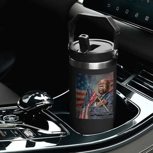 John Lewis Flip Straw Tumbler My Philosophy Is Very Simple Get In Good Trouble Necessary Trouble TS11 Print Your Wear