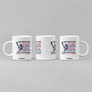 Funny I Didn't Grow Up Saying With Liberty And Justice For All Coffee Mug TS11 Print Your Wear