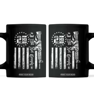 2nd Amendment I Will Not Comply Coffee Mug AR15 Pro-Gun Rights American Flag TS11 Black Print Your Wear