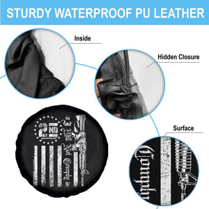 2nd Amendment I Will Not Comply Spare Tire Cover AR15 Pro-Gun Rights American Flag TS11 Print Your Wear