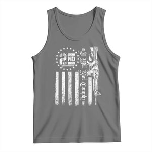 2nd Amendment I Will Not Comply Tank Top AR15 Pro-Gun Rights American Flag TS11 Black Heather Print Your Wear