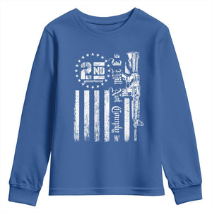 2nd Amendment I Will Not Comply Youth Sweatshirt AR15 Pro-Gun Rights American Flag TS11 Royal Blue Print Your Wear