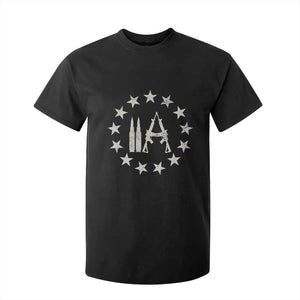 2nd Amendment AR15 Bullet Stars Patriotic Gun Rights T Shirt For Kid TS11 Black Print Your Wear