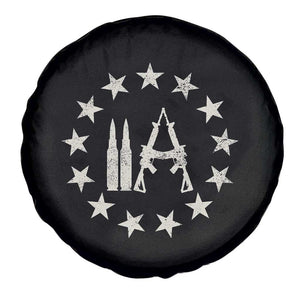 2nd Amendment AR15 Bullet Stars Patriotic Gun Rights Spare Tire Cover TS11 Print Your Wear