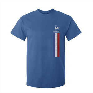 France Football Coq Soccer Throwback Jersey Style T Shirt For Kid Vintage French Flag