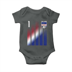 Cape Verde Flag Retro Sports Cabo Verdean Roots Baby Onesie