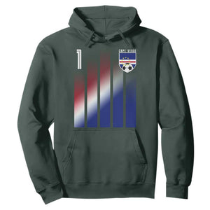 Cape Verde Flag Retro Sports Cabo Verdean Roots Hoodie