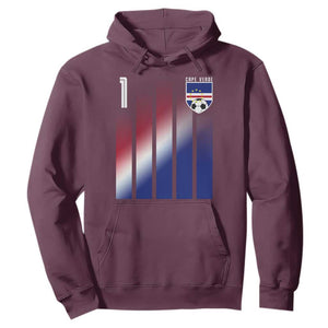 Cape Verde Flag Retro Sports Cabo Verdean Roots Hoodie