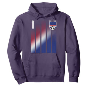 Cape Verde Flag Retro Sports Cabo Verdean Roots Hoodie