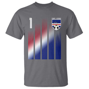 Cape Verde Flag Retro Sports Cabo Verdean Roots T Shirt