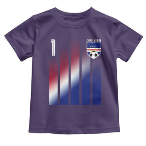 Cape Verde Flag Retro Sports Cabo Verdean Roots Toddler T Shirt