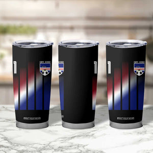 Cape Verde Flag Retro Sports Cabo Verdean Roots Tumbler Cup