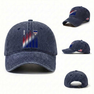 Cape Verde Flag Retro Sports Cabo Verdean Roots Washed Cotton Baseball Cap