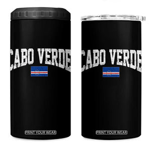 Cabo Verde Sports Throwback 4 in 1 Can Cooler Tumbler Cape Verdean Pride Lovers