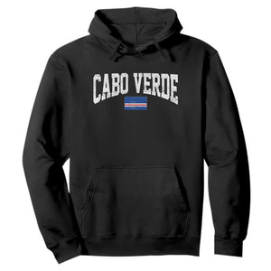 Cabo Verde Sports Throwback Hoodie Cape Verdean Pride Lovers