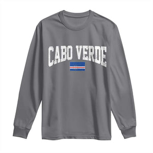 Cabo Verde Sports Throwback Long Sleeve Shirt Cape Verdean Pride Lovers