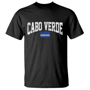 Cabo Verde Sports Throwback T Shirt Cape Verdean Pride Lovers