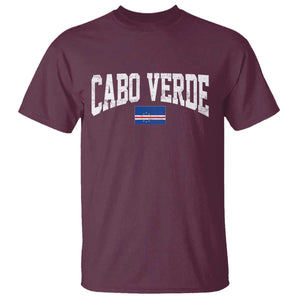 Cabo Verde Sports Throwback T Shirt Cape Verdean Pride Lovers