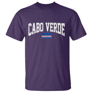 Cabo Verde Sports Throwback T Shirt Cape Verdean Pride Lovers